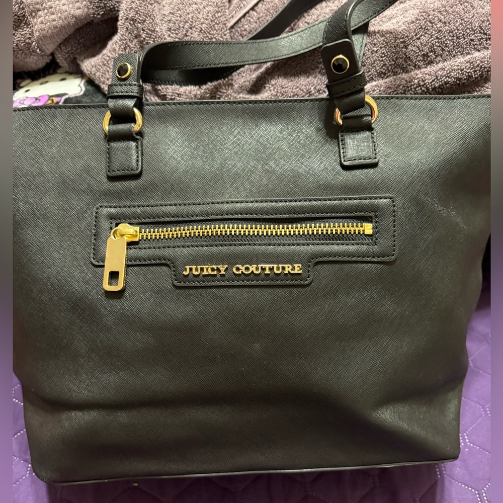 Juicy Couture Black Tote Bag